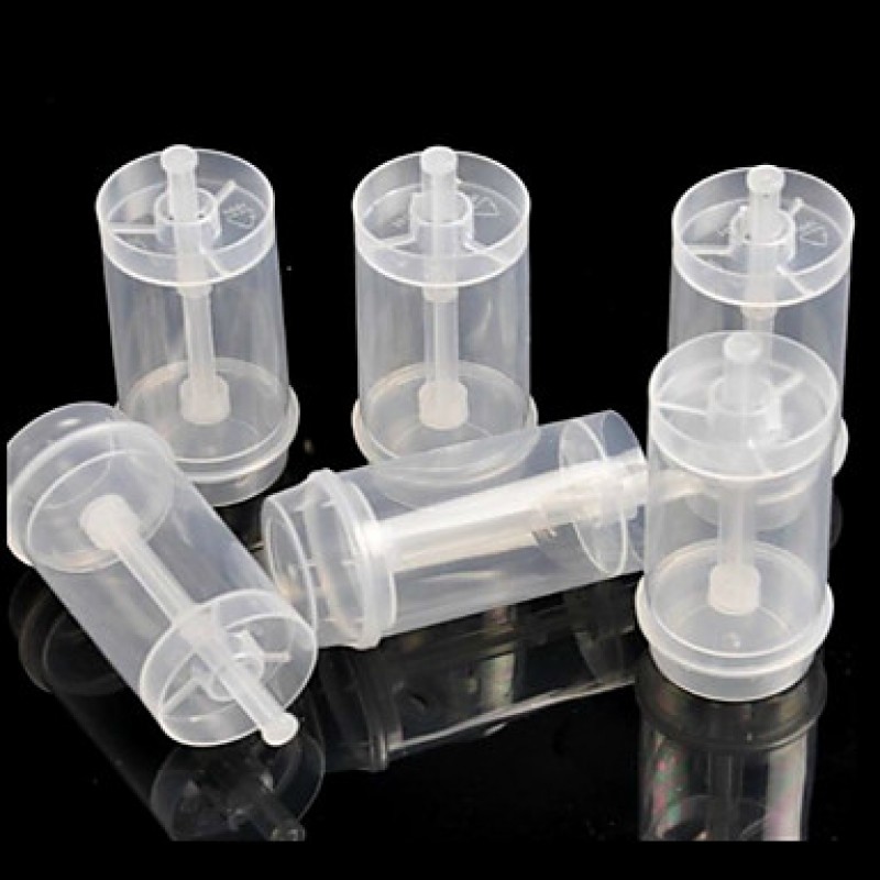 10PCS Push Cake Tube Push Up Containers With LidsEmpty Cupcake Shooters with Lid +10 Tags Paster