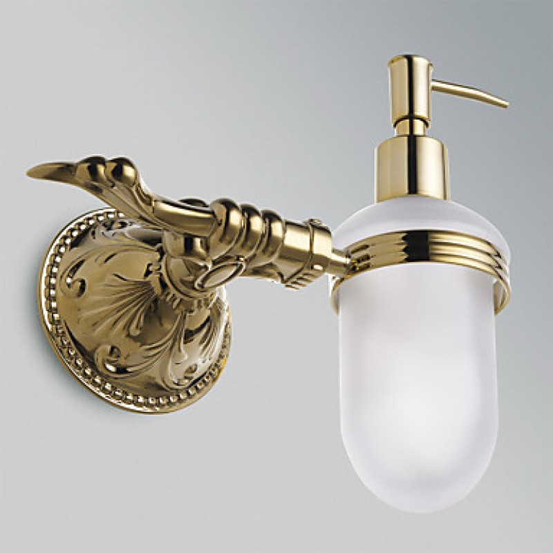 Soap Dispenser Ti-PVD Wall Mounted 210 x 185 x 80mm (8.26 x 7.28 x 3.14") Brass Antique