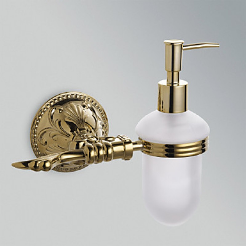 Soap Dispenser Ti-PVD Wall Mounted 210 x 185 x 80mm (8.26 x 7.28 x 3.14") Brass Antique