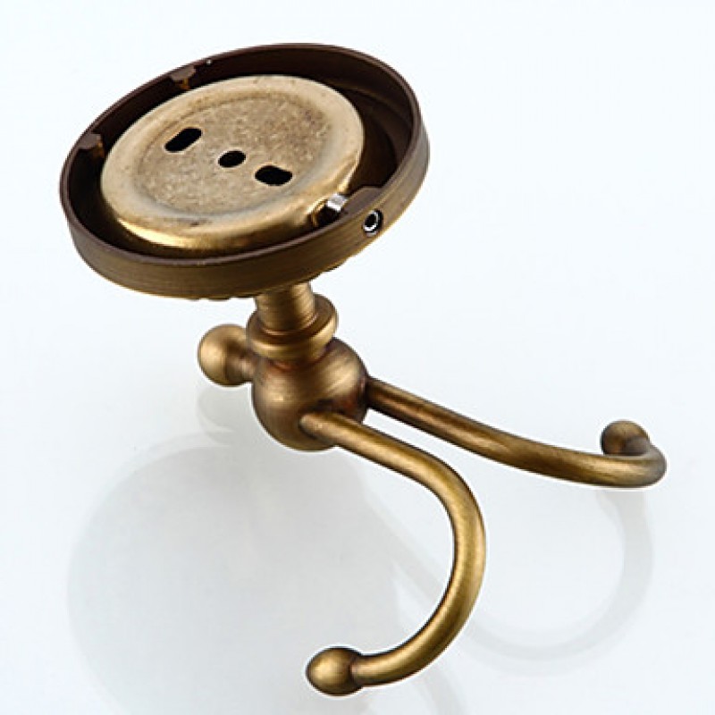 Bathroom Accessory Set / Towel Bar / Toilet Paper Holder / Robe Hook / Drain / Towel Warmer / Antique Bronze